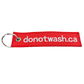 DO NOT WASH Embroidered Keytag