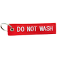 DO NOT WASH Embroidered Keytag